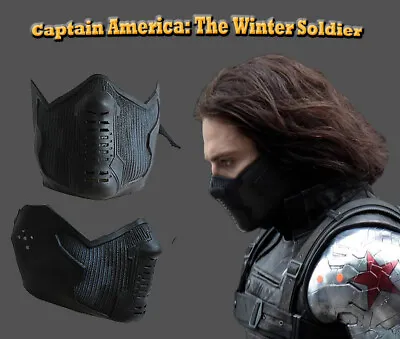 Captain America 2 Winter Soldier Mask James Buchanan Barnes Cosplay Latex Mask • $28.59