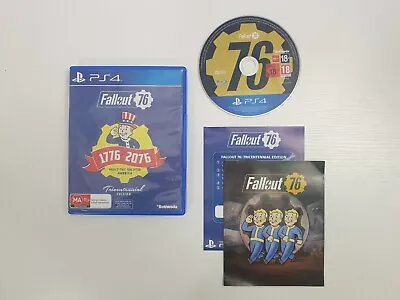 FALLOUT 76 TRICENTENNIAL EDITION Sony PS4 Game • $17.50