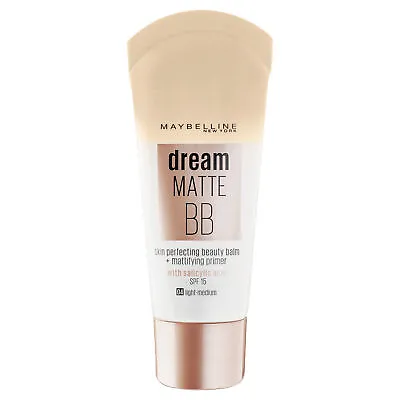 Maybelline Dream Matte BB Skin Perfecting Balm Light-Medium 04 • £8.15