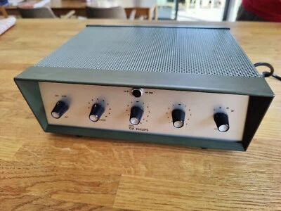 $249 • Buy Vintage 60s Philips 10 WATT Vacuum Tube Integrated Amplifier HiFi HF308 Audio