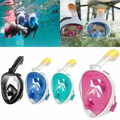 $31.99 • Buy Full Face Diving Seaview Scuba Snorkel Snorkeling Mask Swimming Goggles GoPro