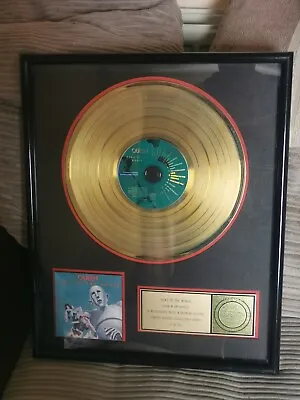 £30 • Buy Queen News Of The World Platinum Disc Memorabilia