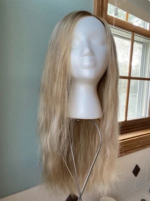 $2500 • Buy Jon Renau Blake Human Hair Hand-Tied Wig Customized Palm Springs Blonde 