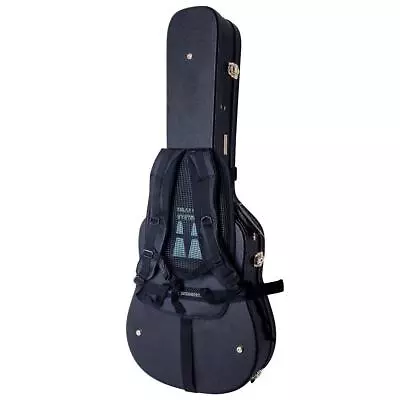 CS-2 Black Case Saddle Backpack For Acoustic Or Electric Guitar Cases • $78.74