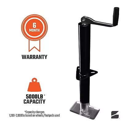 New Bastion 5000 Lbs A Frame Top-Wind Trailer Jack With Footpad • $49.25