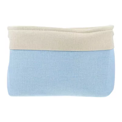  Clothes Storage Basket Cotton Linen Baby Large Bins Kids Laundry Hamper • £11.25