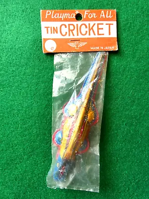 Vintage Toy Tin Cricket Alligator Clicker Noisemaker In Pkg • $9.95