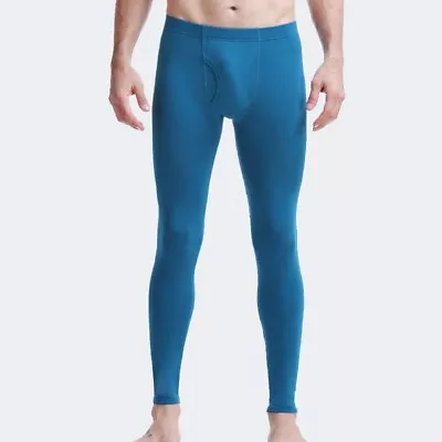 Men's Leggings Winter Thermal Underwear For Men Long Jeans Pants Warm Underpants • $16.39