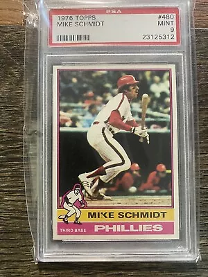 1976 Topps Mike Schmidt PSA 9 • $171.24