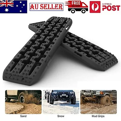 New Recovery Tracks Kits Boards 10T Sand Snow Mud Truck 4WD Accessories 1Pair Au • $63.99