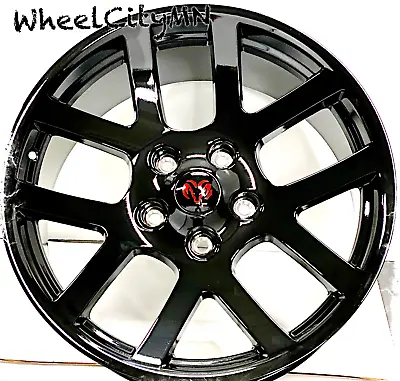 22  Gloss Black Red Dodge RAM 1500 SRT Viper OE Replica 2223 Wheels 5x5.5 +25 • $1199.99