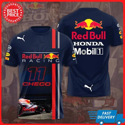 Hot Checo 11 Sergio-Perez RBull Formula 1 Racing T-Shirt Unisex All Size • $20.99