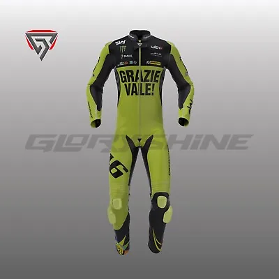 Grazie Vale VR 46 Sky Motorbike Leather Racing Suit MotoGP 2022 • $240