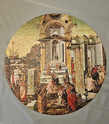 Vintage 1965 Springbok Circular Jigsaw Puzzle The Epiphany 500+ Pieces Complete • $39.95