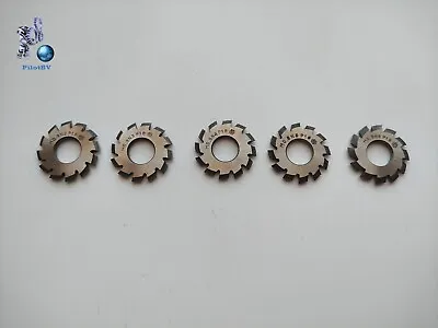 Involute Gear Cutter  M0.8 Pa20 T1 Hs18-0-1 Set 5pcs #2 #3 #4 #6 #8 Ussr • £60.74