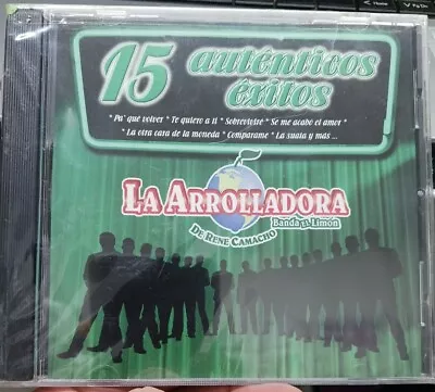 La Arrolladora Banda El Limon - 15 Autenticos Exitos [Brand New Sealed CD] • $13.99