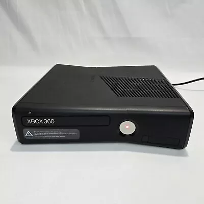 XBox 360 S Console Only 1439 Black - Blinking Red Light For Parts/Repair • $26.95