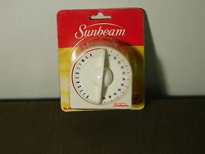 Vintage Kitchen 2006 Sunbeam 60 Minute Show N Tell Timer New Old Stock • $55.99