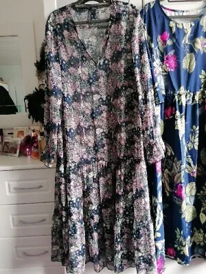 Beautiful Navy Dress Bundle  Size 20/22  From Rainbow • £12