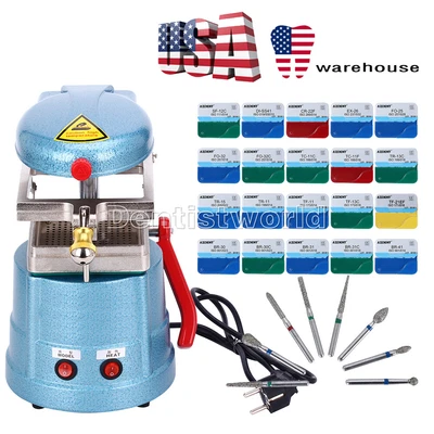 $130.66 • Buy Dental Vacuum Forming Machine Molding Motor Equipment/100Pc 20Boxes Diamond Burs