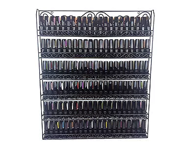 Heavy Duty Handmade Metal Nail Polish Wall Display Rack (Hold 90-126 Bottles)  • $42.99