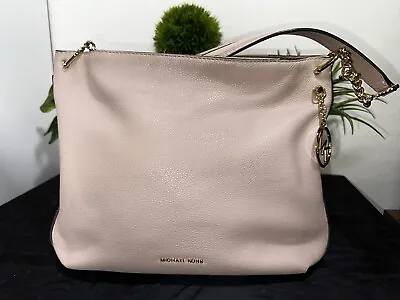 Michael Kors Lillie Lg Hobo Leather Bag Soft Pink • $60