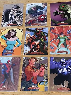 2007 Marvel Masterpieces Complete @ Card  Hase Set #S1- S9 • $10