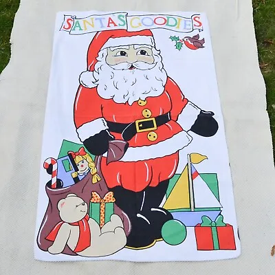 £5 • Buy Large Christmas Present Sack, Santa's Goodies Cotton Bag, Childrens Present Bag