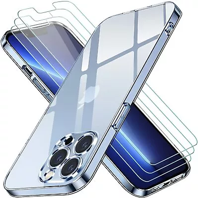 For Apple IPhone 13 Mini/Pro/Max Case Clear Gel Cover & Glass Screen Protector • $9.86