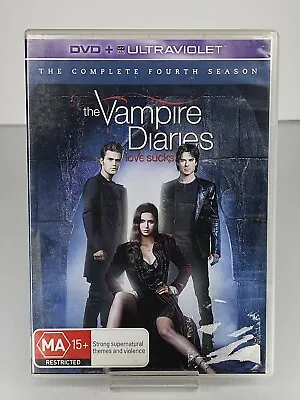 The Vampire Diaries Season 4 DVD Nina Dobrev Paul Wesley Ian Somerhalder • $8.81