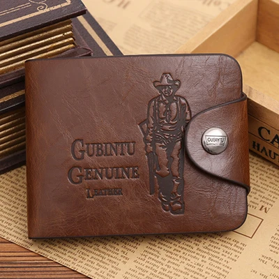 $7.75 • Buy 1pc Flip Men Vintage Short Trifold Card Cases Wallet Money Clips