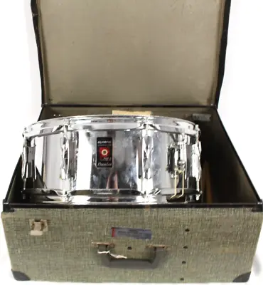 Vintage Premier Olympic 14  X 5  Snare Drum In Silver • $98.79