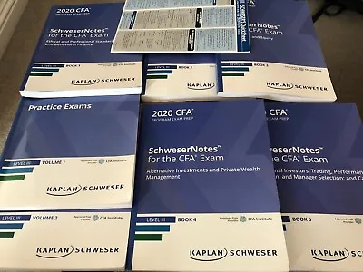 Kaplan CFA Level III Full Book Set 2020 (5 Volumes+2 Practice Set+Quicksheet) • £80