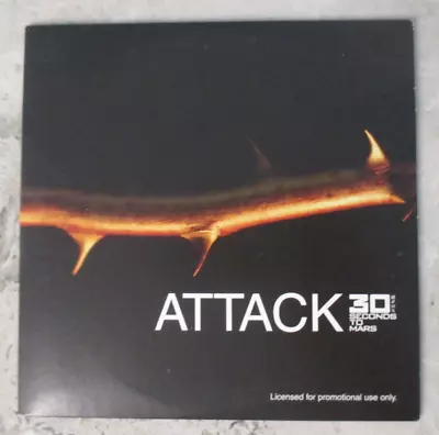 30 Seconds To Mars - Attack - Promo Cd - Jared Leto 2007 • £3.99