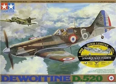 Tamiya 1/48 Dewoitine D.520 Plastic Model Kit • $49.99