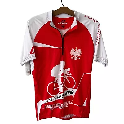 Karguii Cycling Jersey Shirt Men S Bike In Poland Tour Outdoor Biking Athleisure • $35.99