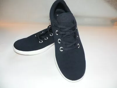 Blue Merino Wool Comfort Sneakers Shoes Men's 9 NEW Australian Hand Made White • $48