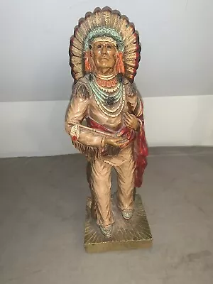 15.5  V. Kendrick Native American Statue 1976 Universal Statuary Corp Chicago • $18.19