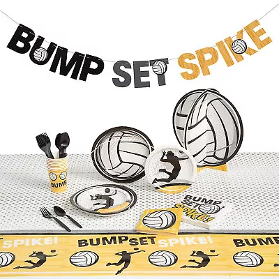 Fun Express Volleyball Party Deluxe Tableware Kit For 8 Guests • $42.99