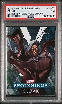 2012 Marvel Beginnings Series 2 X-Men Hologram Cloak H-52  PSA 7 • $150