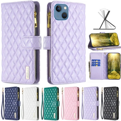 $21.89 • Buy For OPPO AX5S A17 A52 A72 A74 Magnetic  Leather Wallet Zipper Purse Case Cover