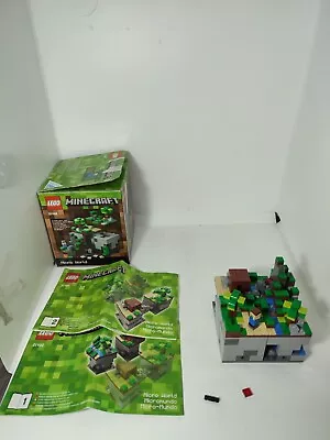 LEGO Minecraft 21102 Micro World Set With Instructions And Original Packaging � Shipping • $32