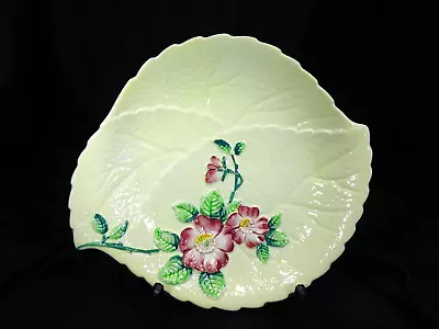 Vintage Carlton Ware English Made Australian Design Wild Rose Leaf Plate • $55