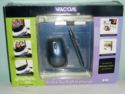 Wacom Graphire Pen Mouse Tablet 4X5 Windows Vista Draw & Paint Mark Up Sign • $35