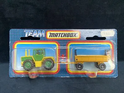 Matchbox TP-126 Trac 1600 & Hay Trailer   Twin Pack • $31.10