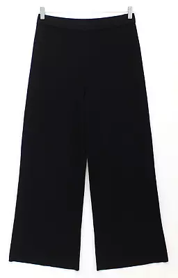 Exclusively Misook Acrylic Knit Wide Leg Pants In Black Sz M • $29.99