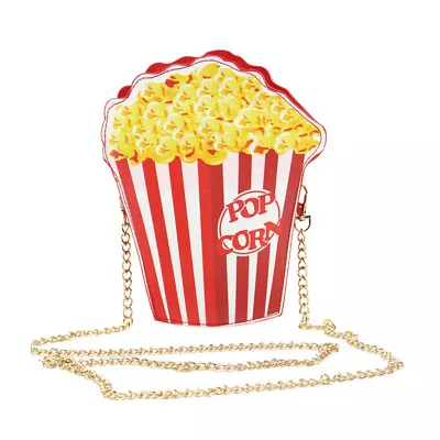 £8.75 • Buy Woman Cupcake Hamburger Chain Bag Popcorn Crossbody Messenger Bag (Popcorn