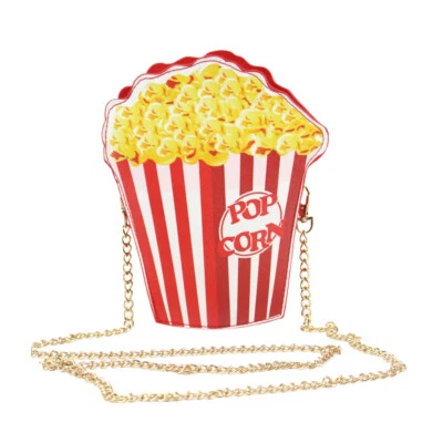 £8.75 • Buy Woman Cupcake Hamburger Chain Bag Popcorn Crossbody Messenger Bag (Popcorn