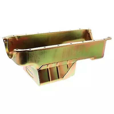 MILO-30936 MILODON Oil Pan Steel Gold Iridite 7 Qt Mopar Small Block 318/3 • $417.22