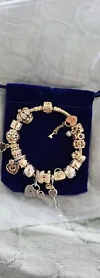 $7000 • Buy Solid 14k Gold Pandora Bracelet
